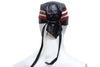 American Flag Leather Skull Cap