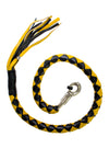 3" Black & Yellow Get Back Whip for Motorcycles