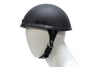 Smokey Novelty Flat Black Motorcycle Helmet With Snaps For Visor