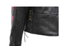 Womens Racer Jacket With Flames