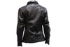 Womens Light Weight Leather Motorcycle Jacket