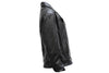 Womens Motorcycle Jacket With Snap Down Collar