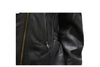 Womens Motorcycle Jacket With Snap Down Collar