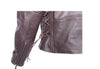 Mens Leather Motorcycle Jacket With Eagle