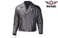 Men's Leather Motorcycle Jacket