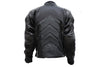 Mens Jacket With Hidden Snap Down Collar