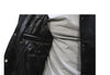 Men's Black & White Varsity Baseball Jacket