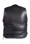Mens Plain Vest With Side Laces