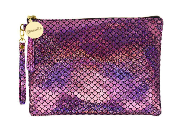 Spring Fling Wristlet Makeup Pouch - Pink