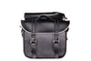 Leather Motorcycle Saddlebag With Light Reflector