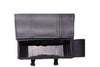 PVC Motorcycle Saddlebag With Studs & Brown Straps