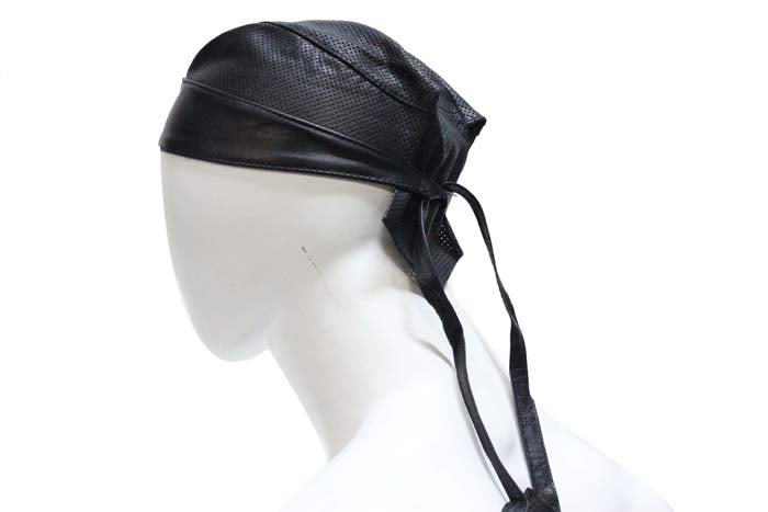 Biker Skull Cap with Perforation