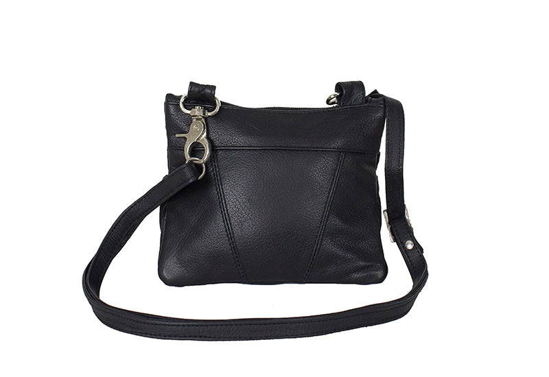 Women's Premium Four-Pocket Motorcycle Leather Belt Bag