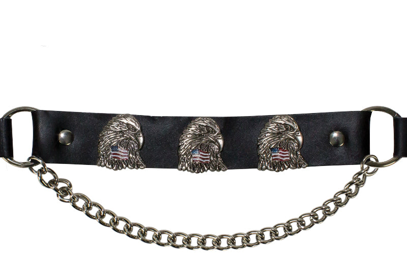 Eagle With USA Flag Boot Chains