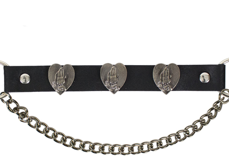 Praying hands Boot Chains
