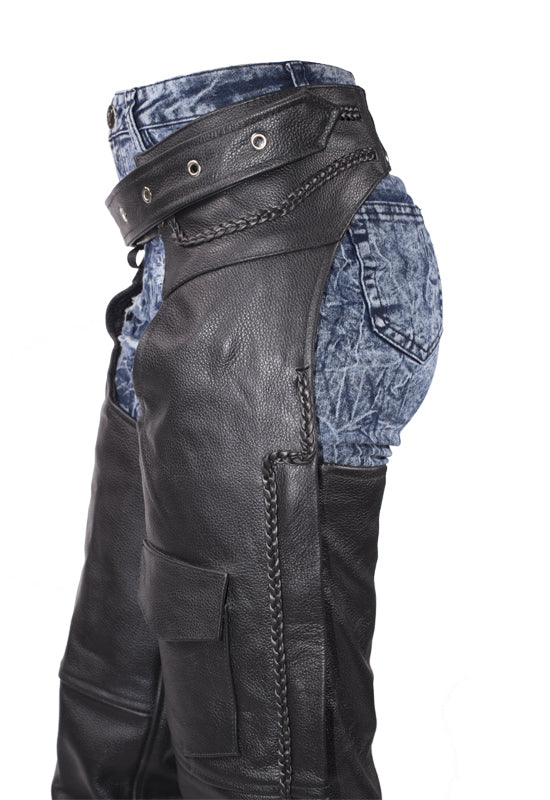 Braided Chaps With Mesh Liner