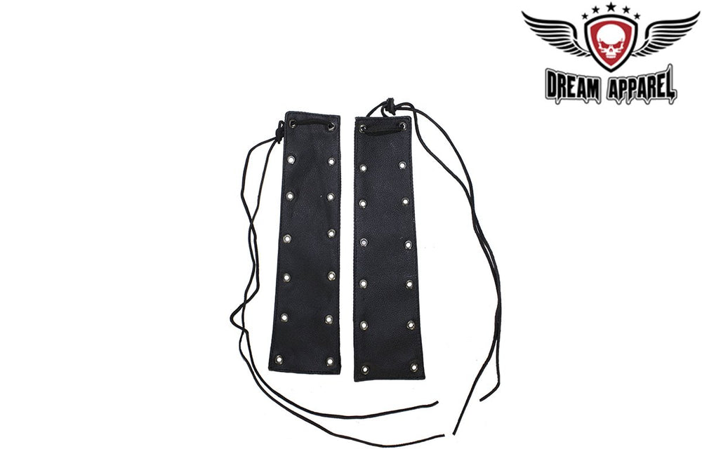 3 Inch Wide Side Laces Motorcycle Vest Extension Panel
