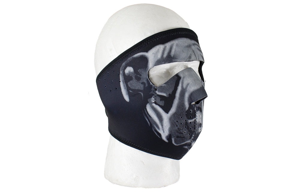 White Bulldog Face Mask