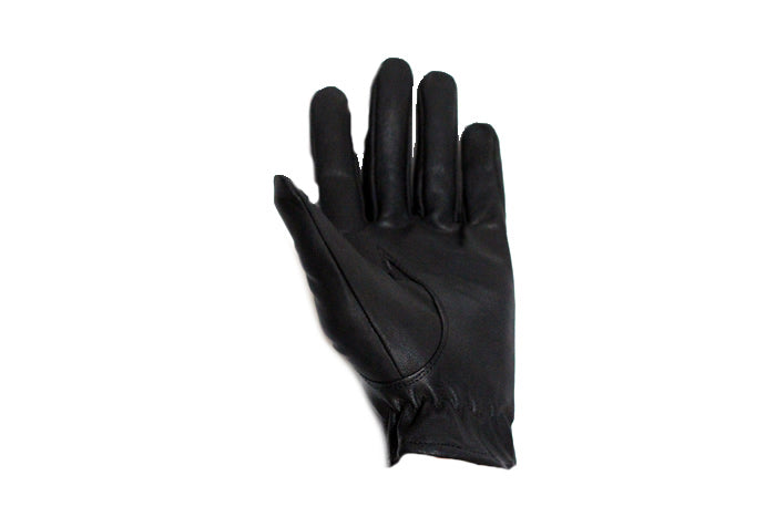 Lined Leather Gloves With Zipper