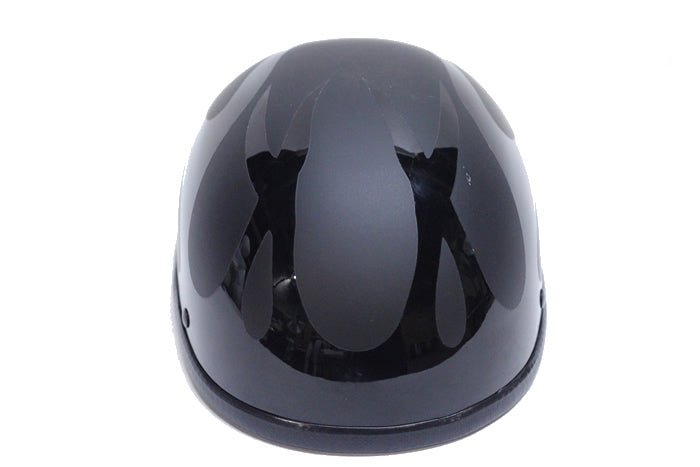 Eagle Novelty Helmet With Black Flame