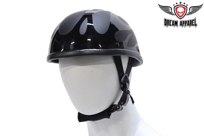 Eagle Novelty Helmet With Black Flame