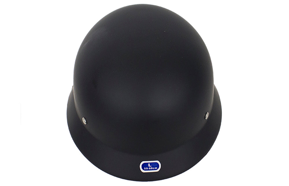 Basic Flat Black German Novelty Helmet