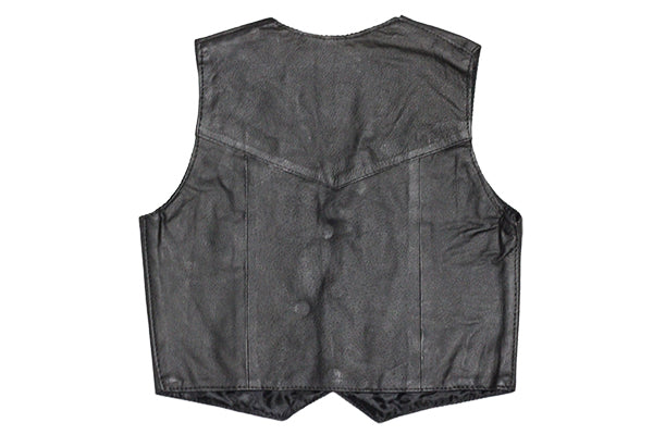 Toddler Kids Plain Leather Vest