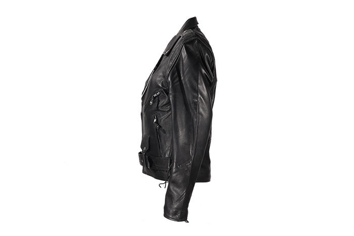 Mens Leather Motorcycle Jacket