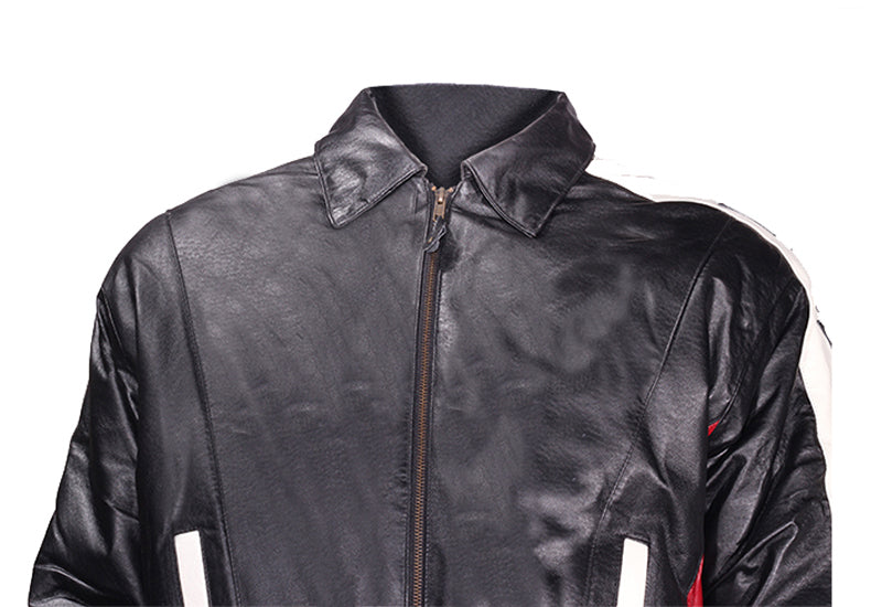 Mens Motorcycle Mexico Flag Jacket