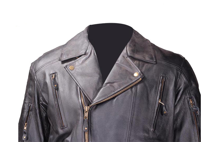 Men's Leather Motorcycle Jacket