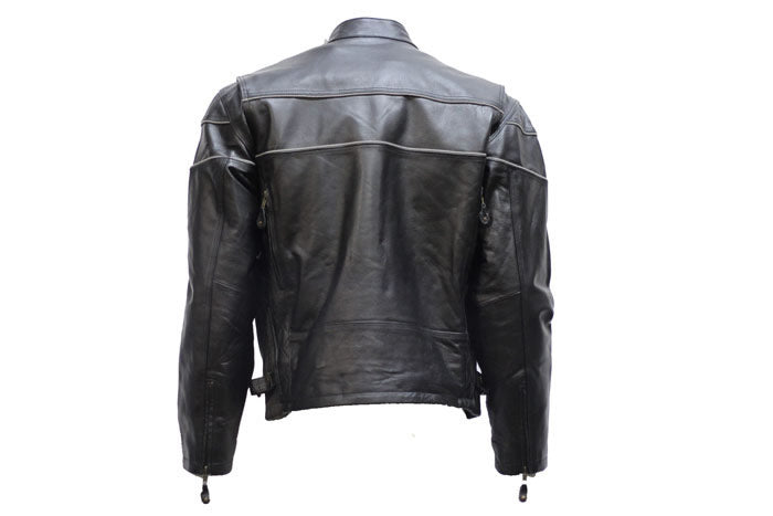 Mens Cowhide Leather Jacket