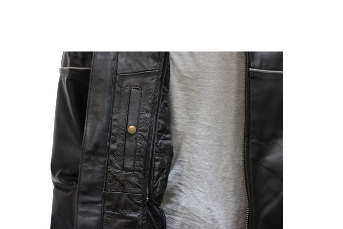 Mens Cowhide Leather Jacket