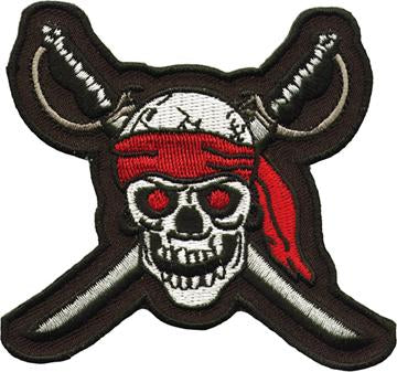 Captains Bandana with Skull and Crossbones Patch