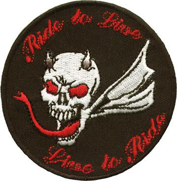 Ride to Live, Live to Ride Patch