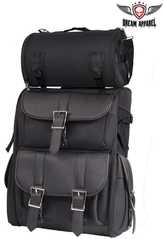 Big PVC Motorcycle Sissybar Bag