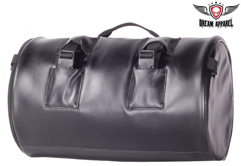 Round Motorcycle Sissy Bar Duffle Bag