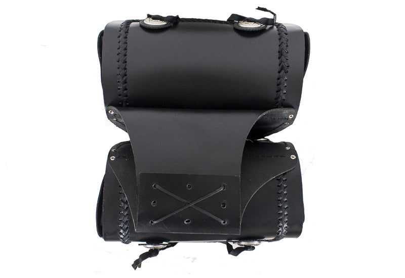 Waterproof Leather Motorcycle Saddlebag