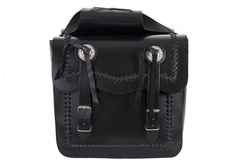 Waterproof Leather Motorcycle Saddlebag