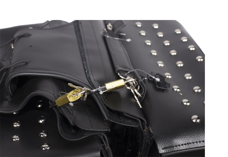 PVC Motorcycle Saddlebag With Lock