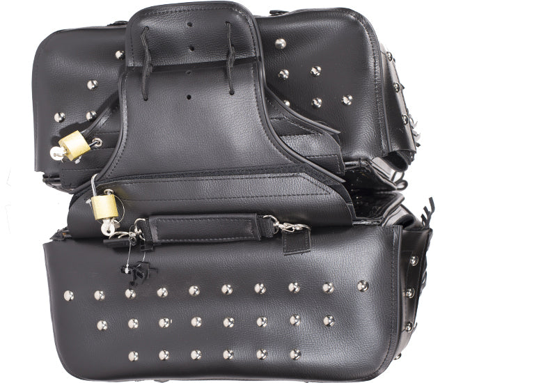 PVC Motorcycle Saddlebag With Lock