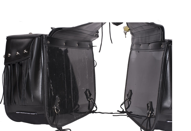 PVC Motorcycle Saddlebag With Lock