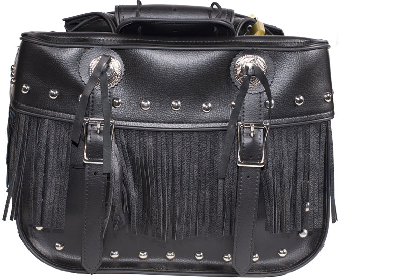 PVC Motorcycle Saddlebag With Lock