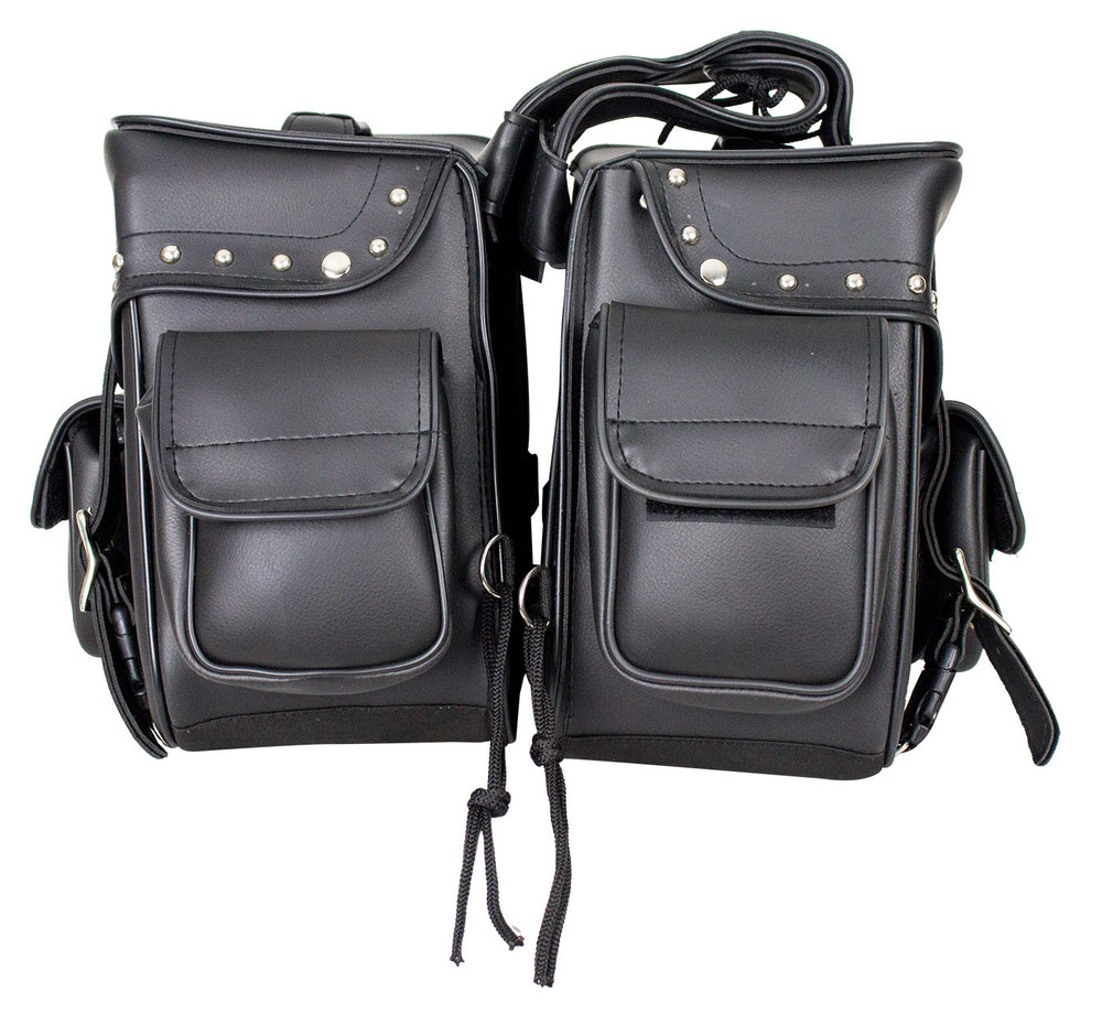 Motorcycle Saddlebag w/ Studs