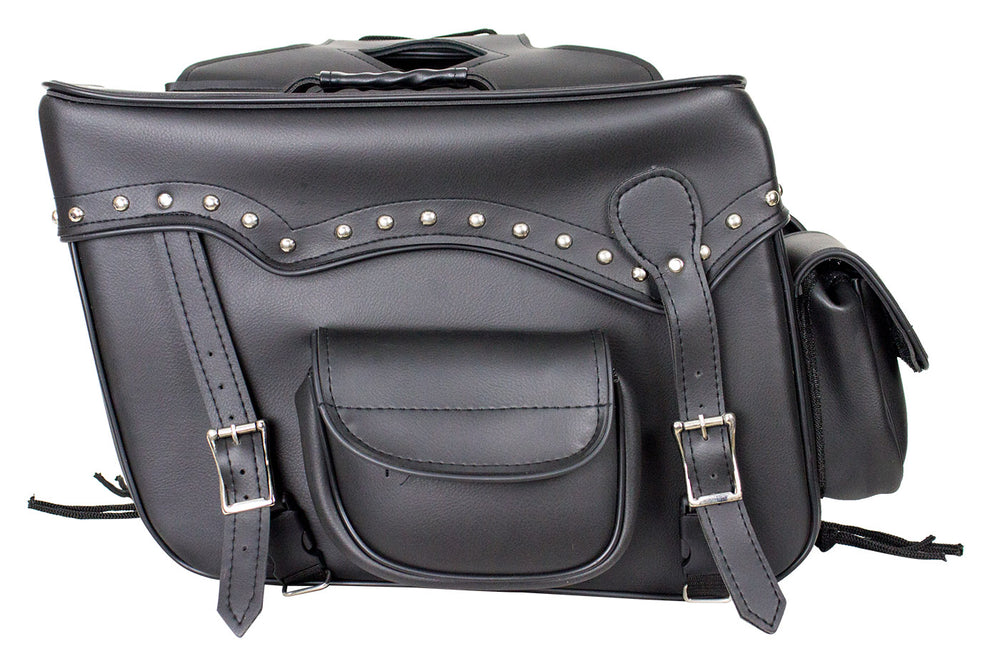 Motorcycle Saddlebag w/ Studs