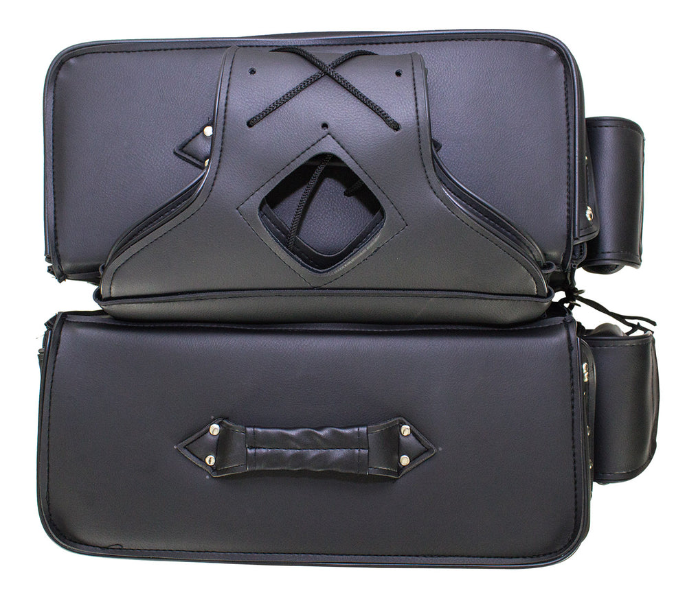 Motorcycle Saddlebag w/ Studs