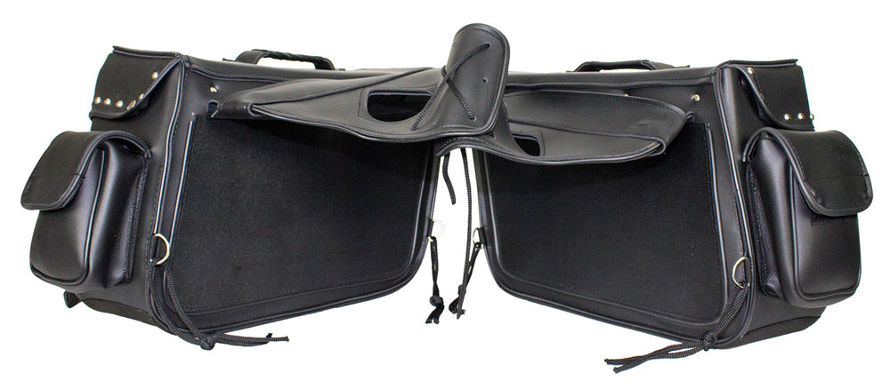 Motorcycle Saddlebag w/ Studs