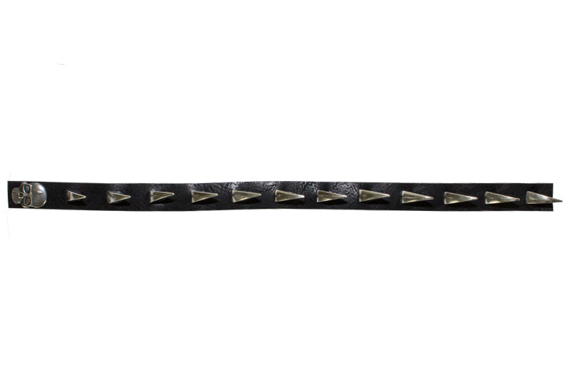 Saw Blade Helmet Spikes With Metallic Skull