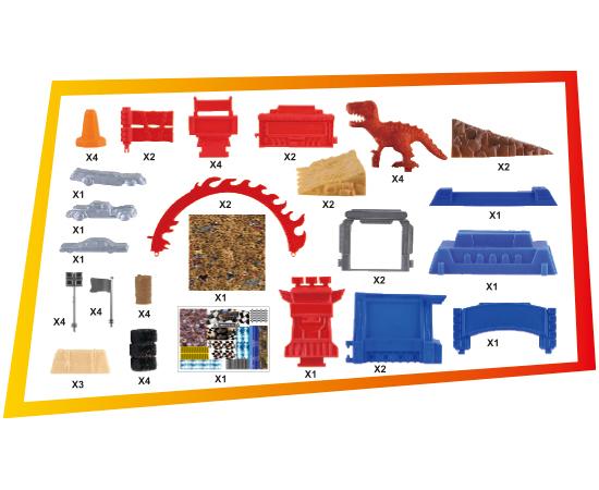 54pcs-Monster-Truck-Mayhem-Friction-Play-Set---2pack-Ford2